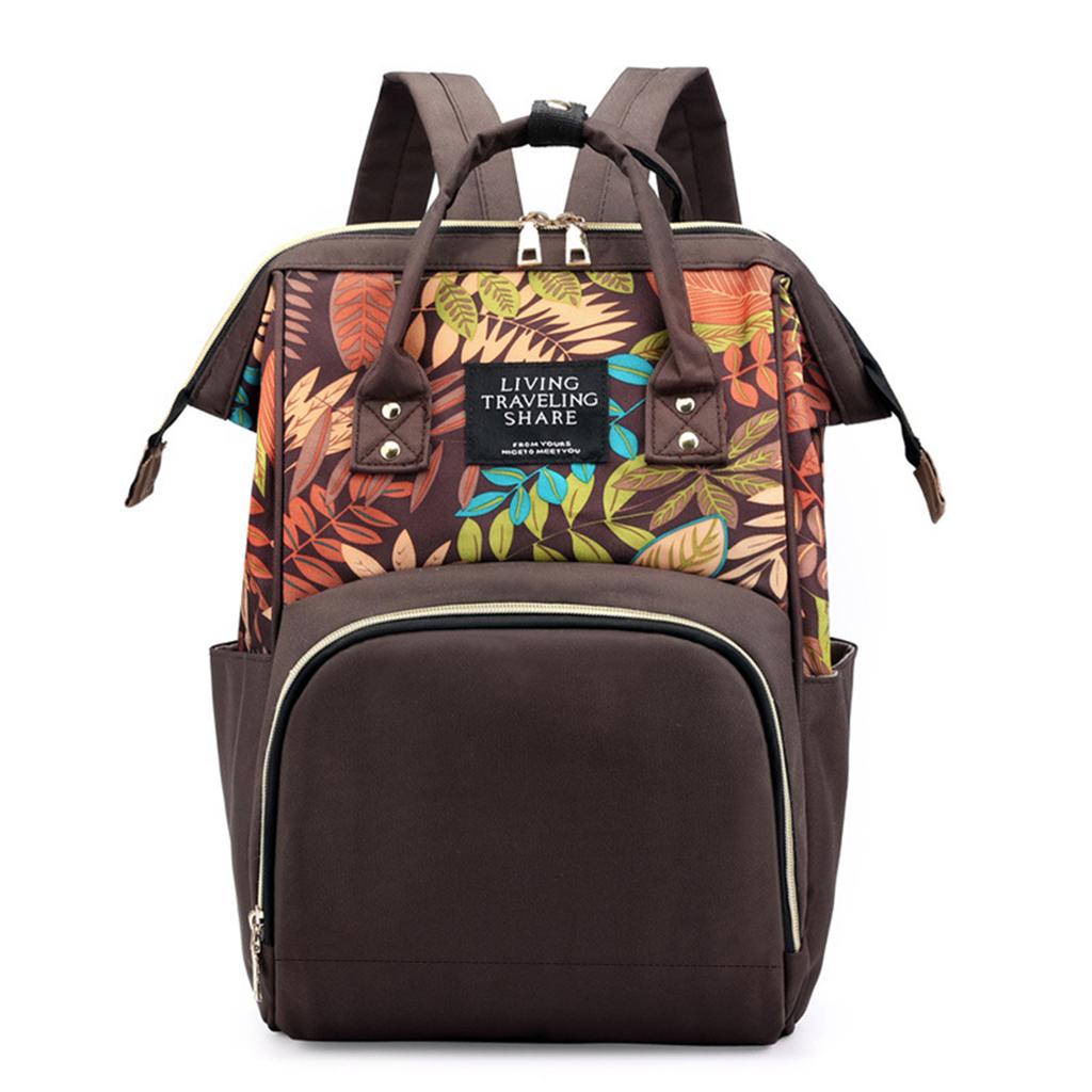 Fashionable Large Capacity Women's Backpack Stylish Heavy-Duty Mommy Bag Versatile Travel Rucksack for Daily Use