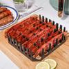 Kitchen Cooking Rack for Hot Dogs and Sausages, Square Rack for Counter Staging, Cookout Serving and Group Meals
