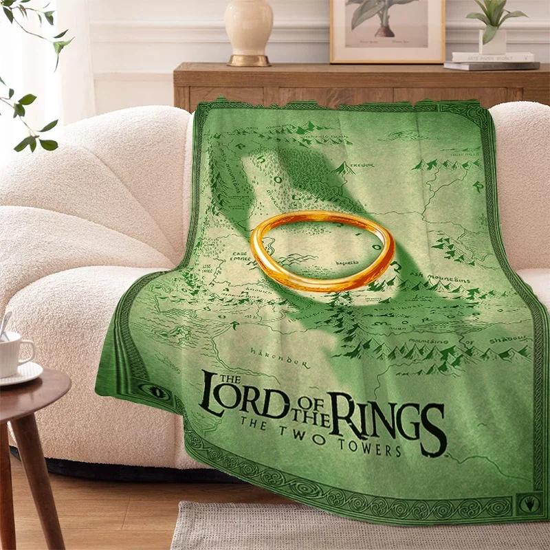 Camping Blanket Sofa Winter King Size The L-Lord of The R-Rings Bed Fleece Custom Nap Fluffy Soft Blankets Microfiber Bedding