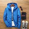 Spring and Autumn Jacket Solid Color Men's Plus Size Couple Jacket Windbreaker