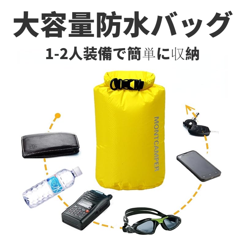 30D Nilong waterproof bag (20L+35L, Blue)