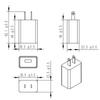 3C Certified 5V2A USB Charger Adapter for Mobile Phones - China Standard