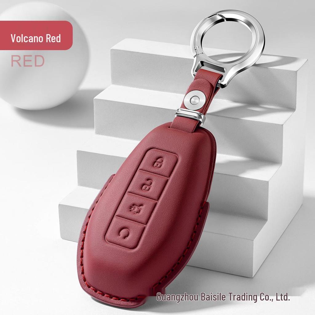 Genuine Leather Key Case for 2025 BYD DENZA N8L Flagship Model
