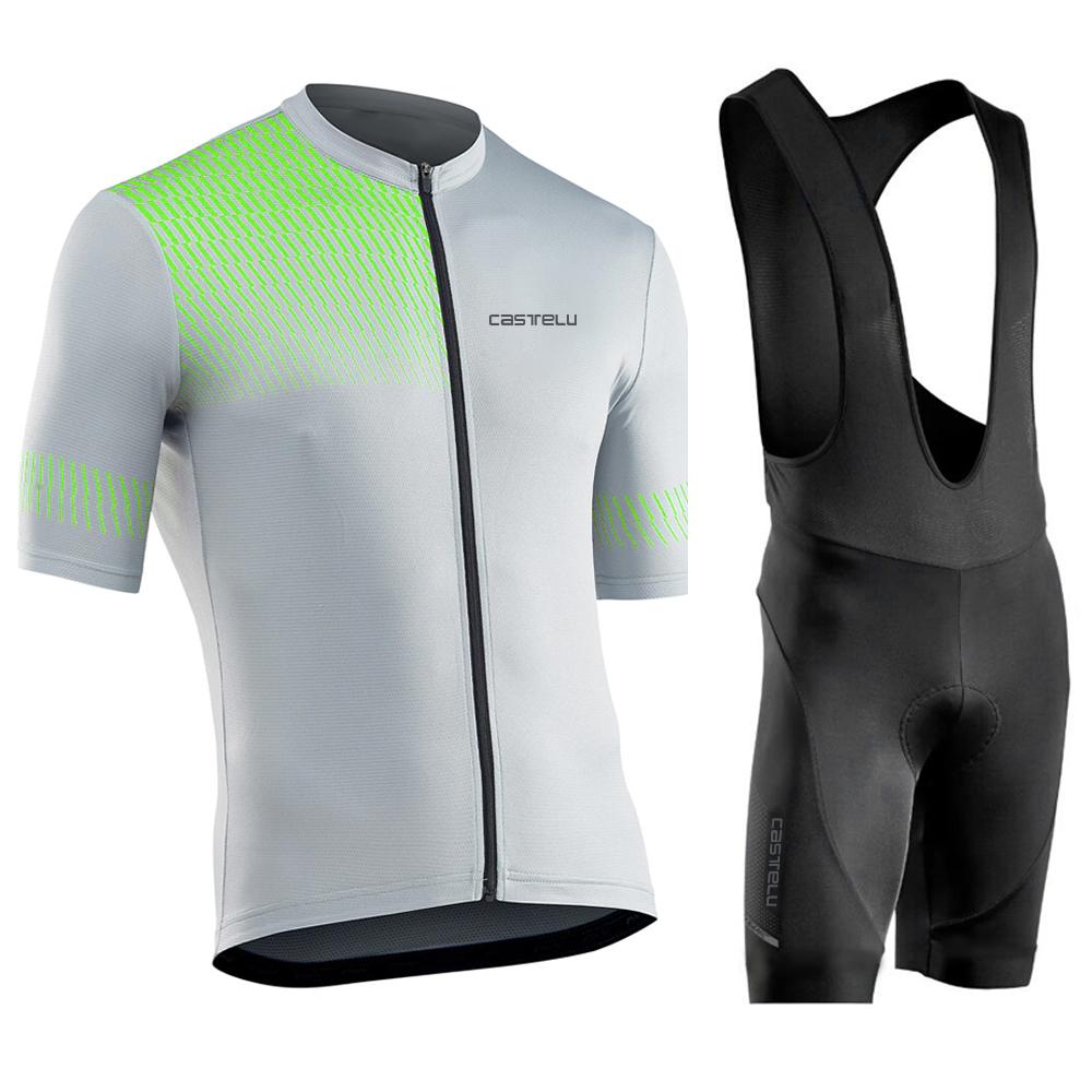 Men Breathable Bicycle Cycling Clothing Short Sleeve Mountain Bike Jersey Outdoor Sportswear Suit 2026 Summer Breathable Cycling Suit Set