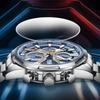 Mark Huafei Multi functional Men's Watch Brand Waterproof Fashion Quartz Watch Men's Fashion Gift