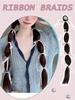 Synthetic Ponytail Pink Binding Sweet Bubble Braid Ponytail Hair Extensions