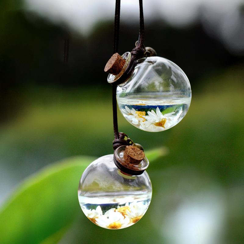 Rear View Mirror Car Ornament Pendant Air Freshener Bottle Perfume Automobile  Home Hanging  Interior Decor  Decoration Pendant