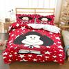 Set Letto Cartone Animato Bambina Copriletto Piumone Copripiumino Federa Set 2-3 Pezzi Misura Bambino Adulto Decorazione Camera da Letto