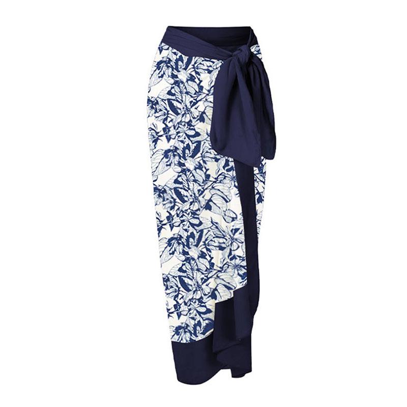 

Юбка миди с принтом на завязках в европейско-американском стиле - Хит продаж для отпуска One Size