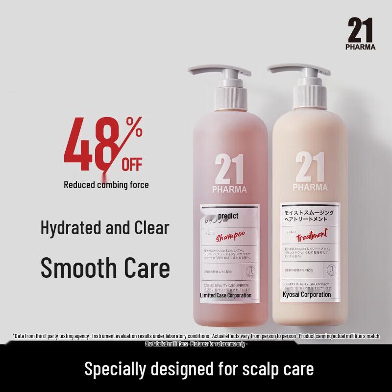 

Farma 21 Smooth & Moisturizing Shampoo & Conditioner Set