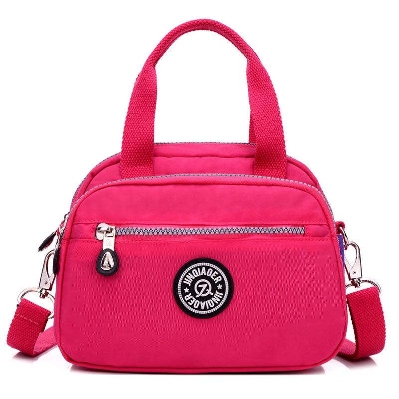 Female Bag 2022 New Fashion Handbag Shoulder Messenger Bag Lightweight Washable Nylon Leisure Small Bag KTB