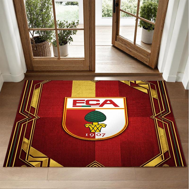 FC Augsburg FC Design Crystal Velvet Rug Soft Decorative Mat for Bedroom Entrance