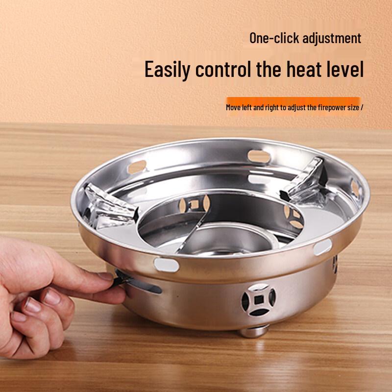 Stainless Steel Dry Pot with Alcohol Stove