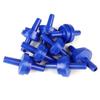 Blue Aquarium Fish Tank 4mm One-Way Check Valve for Air and Oxygen Pumps