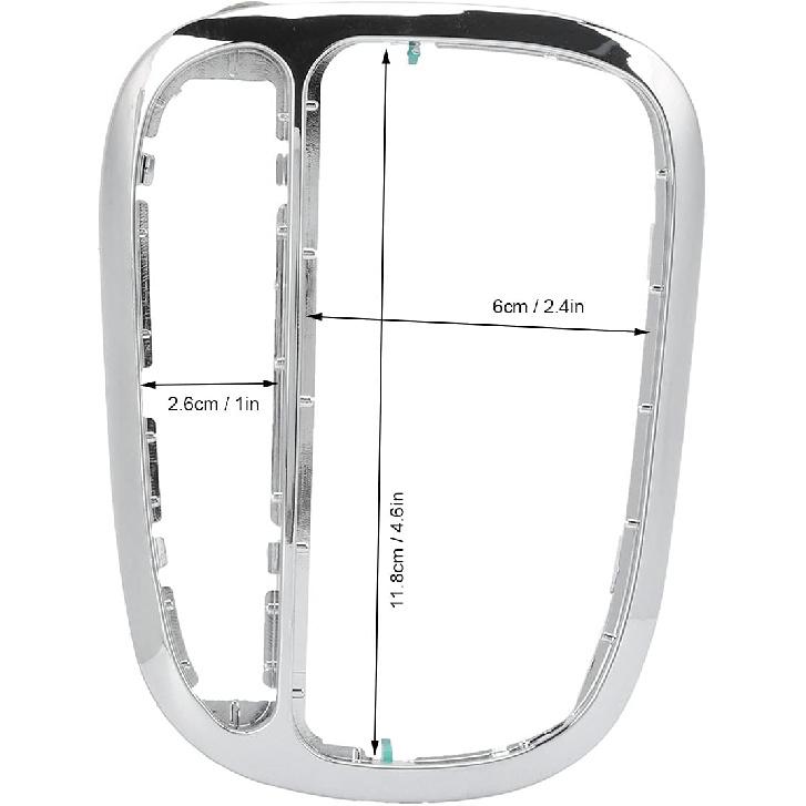 Center Shifter Bezel, 2032672288 Car Center Shifter Trim Bezel Silver Fit for -Benz C-Class W203 C230 C240 C320 D10