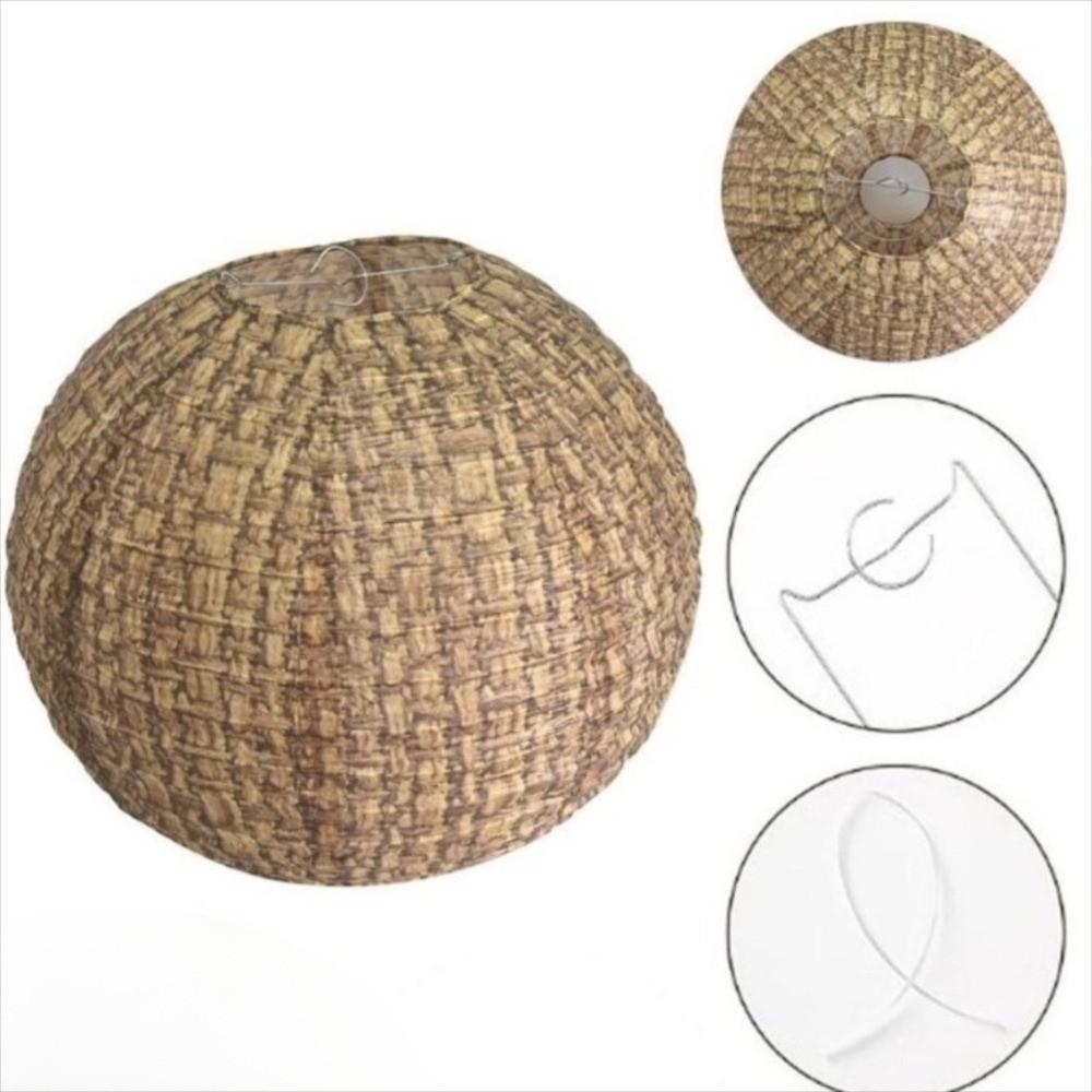 3PCS Paper Material Burlap Paper Lanterns Linen Material Hanging Lanterns Paper Lanterns  Weddings