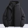 Hooded Spring and Autumn New Men's Jacket Wear Loose Korean Style Casual Middle-aged and Elderly Jacket Men's Jacket