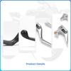Motorcycle Handle Brake Clutch Lever for Harley Sportster XL883 1200 2004-2013 Hand Control Lever Kit Motorcycle Replacement Parts (Silver)