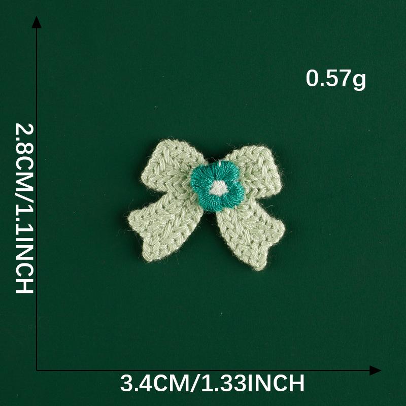 Original Embroidery Label Hair Accessories Accessories Cherry Lace Embroidery Sticker Diy Patch Clothing Accessories Cloth Label Cloth Sticker
