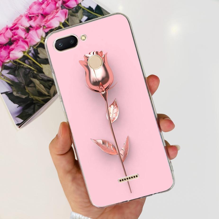 For Xiaomi Redmi 6 6A Case Cute Painted Cover Clear Silicone Phone Case Soft TPU Shell For Redmi 6A Redmi6 Redmi6A Fundas Bumper