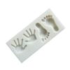 4Holes Baby Hand Foot Silicone Molds Chocolate Candy Clay Fondant Cake Baking Decorating Tools