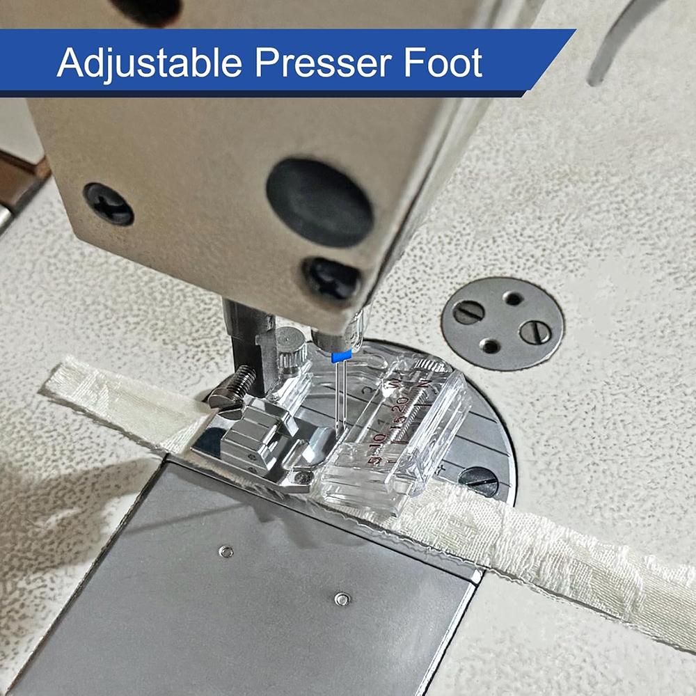 3PCS Sewing Machine Twin Needle Double Needle 9 Groove Presser Foot Zigzag Foot Straight Stitch for Household Sewing Machine