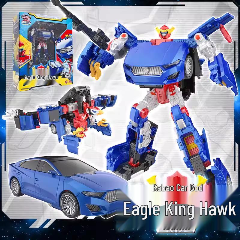 Kabo Car God: Rescue League Transformer Firefighting & Medical Robot Toy Set for Boys