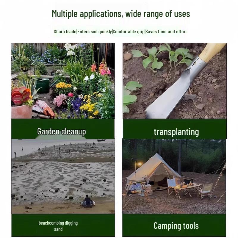Manganese Steel Small Garden Shovel for Planting and Weeding