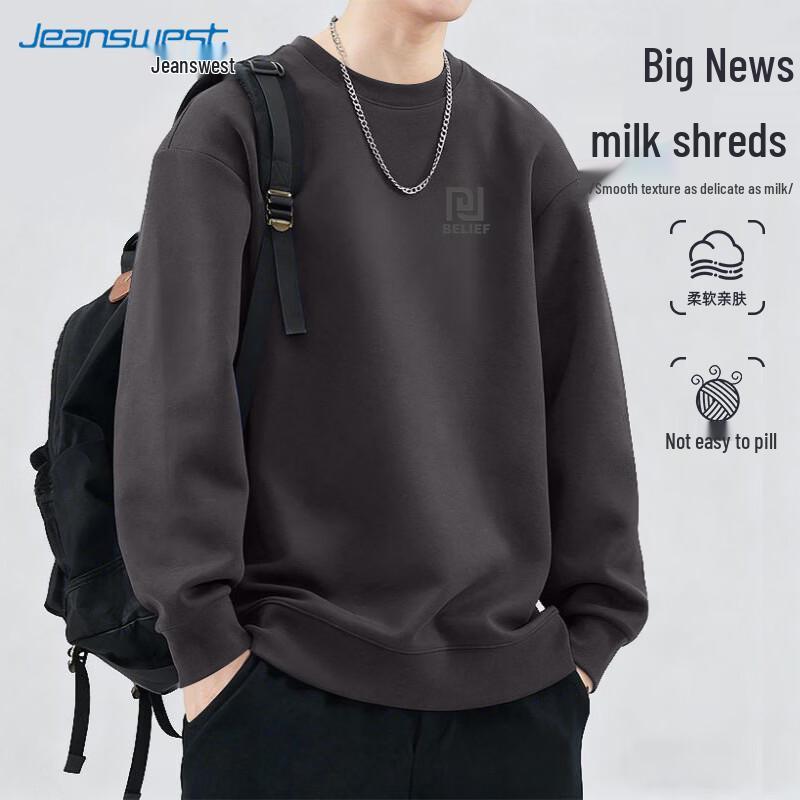 Jeanswest Men s Heavyweight Crew Neck Sweatshirt 2XL