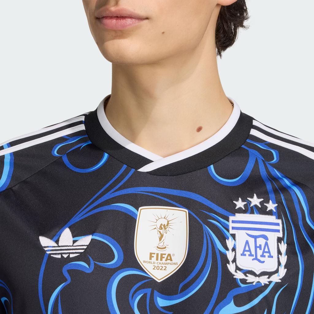 adidas Argentinien 26 Auswärtstrikot Schwarz/Klarblau/Blau-Burst Herren Oberteile JM8395