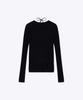 320SHOWROOM Regular Fit Layered Halter Knit Black