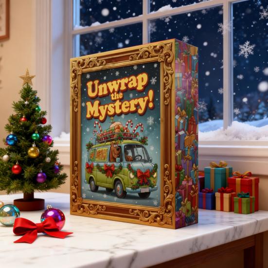 Adventskalender med julfilmskaraktärer Akrylhängdekoration 24 dagar Julnedräkningskalender Hem Kontor Skrivbordsdekoration