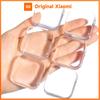 6-24Pcs Door Wall Protector Pads Washable Self Adhesive Transparent Door Stopper Reusable Soft Round Shock Absorbent Gel