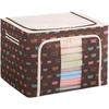 International Oxford Cloth Foldable Storage Box with Steel Frame - Ideal for Wardrobe, Toy Organizer, or Clothes Storage.