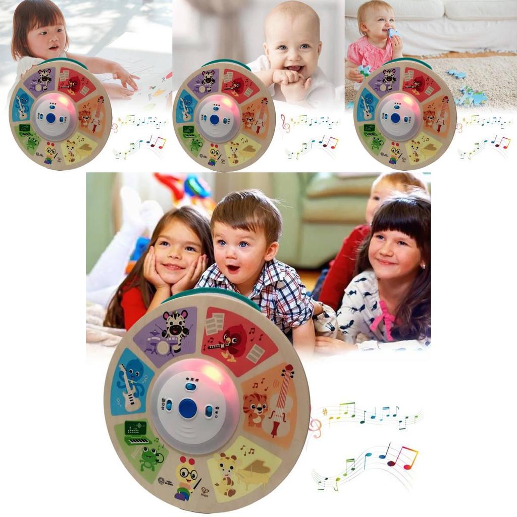 Touch Sensitive Wooden Music Learning Toy For Toddlers Fostering Parent-child Interaction And Development