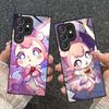 HSR Mem Glass Mobile Phone Case for Samsung Galaxy A56 55 54 53 52 51 36 35 34 23 16 15 5G Colorful Cover
