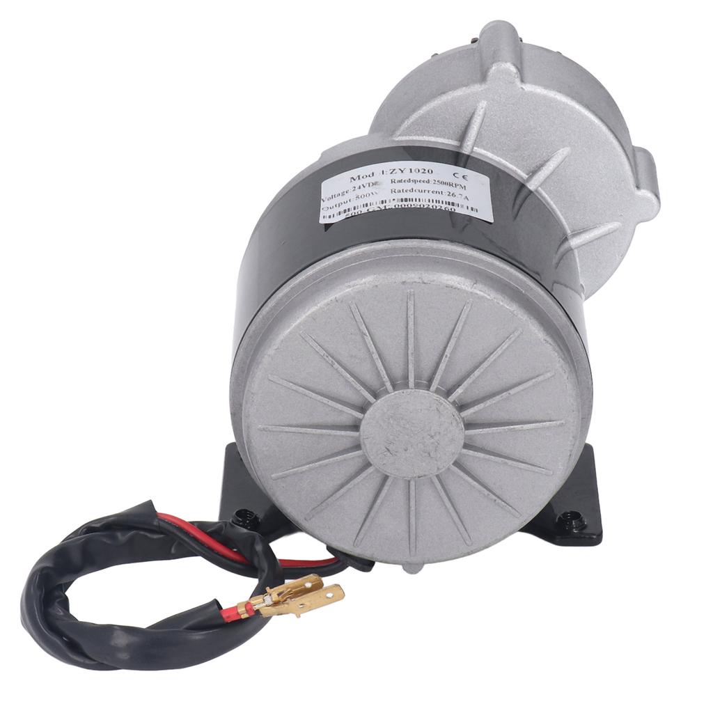24v 500w Gear Reduction Electric Motor Two Stage Deceleration Large Torque Motor 16 Teeth Sprocket for Electric Bicycles