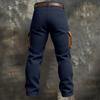Men's Casual Retro Multi-pocket Cargo Pants And Men's Color-block Trousers