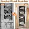 Modern Multicompartment Closet Hanging Bag With Large Capacity For Bedroom Storage And Shoes