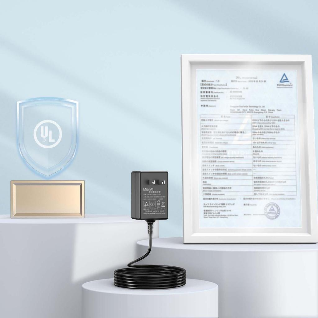 BOSS Punasi PSA-100S2 AC Adapter, 9V 1A, Center Negative, 5.52.1mm, PSE, Length 200cm, for BOSS, ZOOM, Donner, VOX, MXR, Effects, Bakery, KORG,