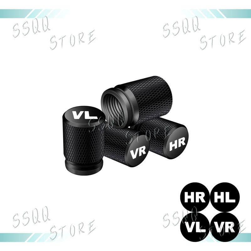 4 Stück VR VL HL HR Emblem Universelle Auto Rad Reifen Ventilschaftkappen Staubschutz Metall Reifen Rad Schaft Luftventil Kappe Auto Zubehör