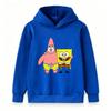 Kids Boys Girls Hoodie, Cute Cartoon Star Sponge Printed Pullover Hooded Sweatshirt Casual Warm Top for Toddlers