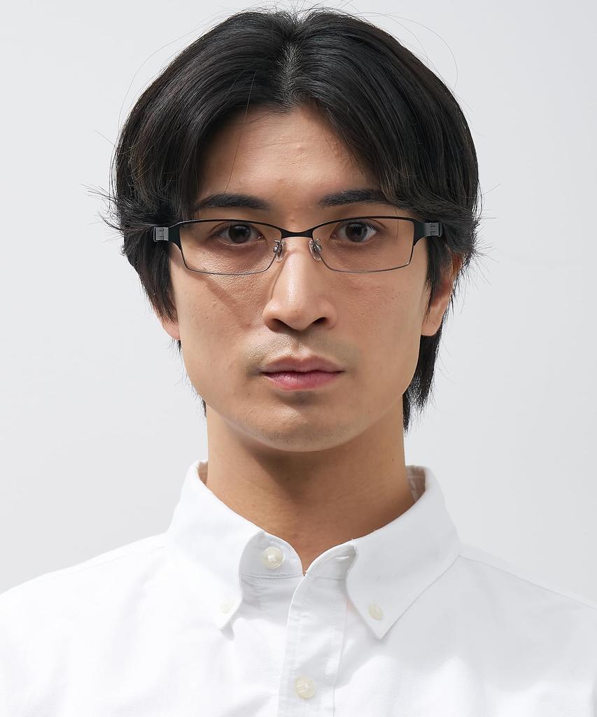 Zoff Square Eyeglasses STANDARD SPRING METAL Prescription Eyeglasses with Adjustable Fashion Dtk (Black (Matte)) Glasses, Lenses, Glasses,