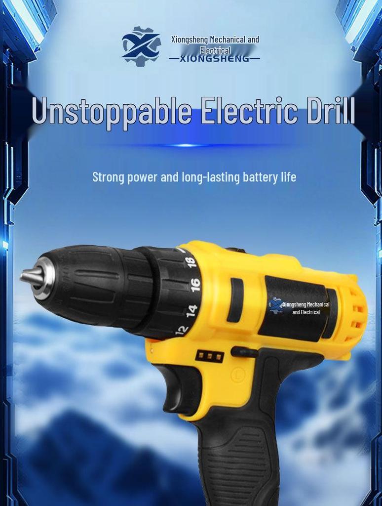 Rechargeable Electric Drill DIY Tool Set