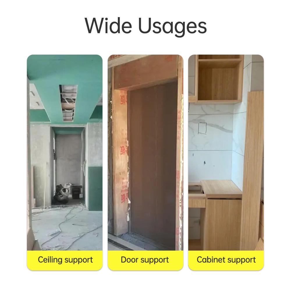 Adjustable Support Pole 2PCS Cabinet Jacks for Installing Cabinet Height Range 19.6945.28inches