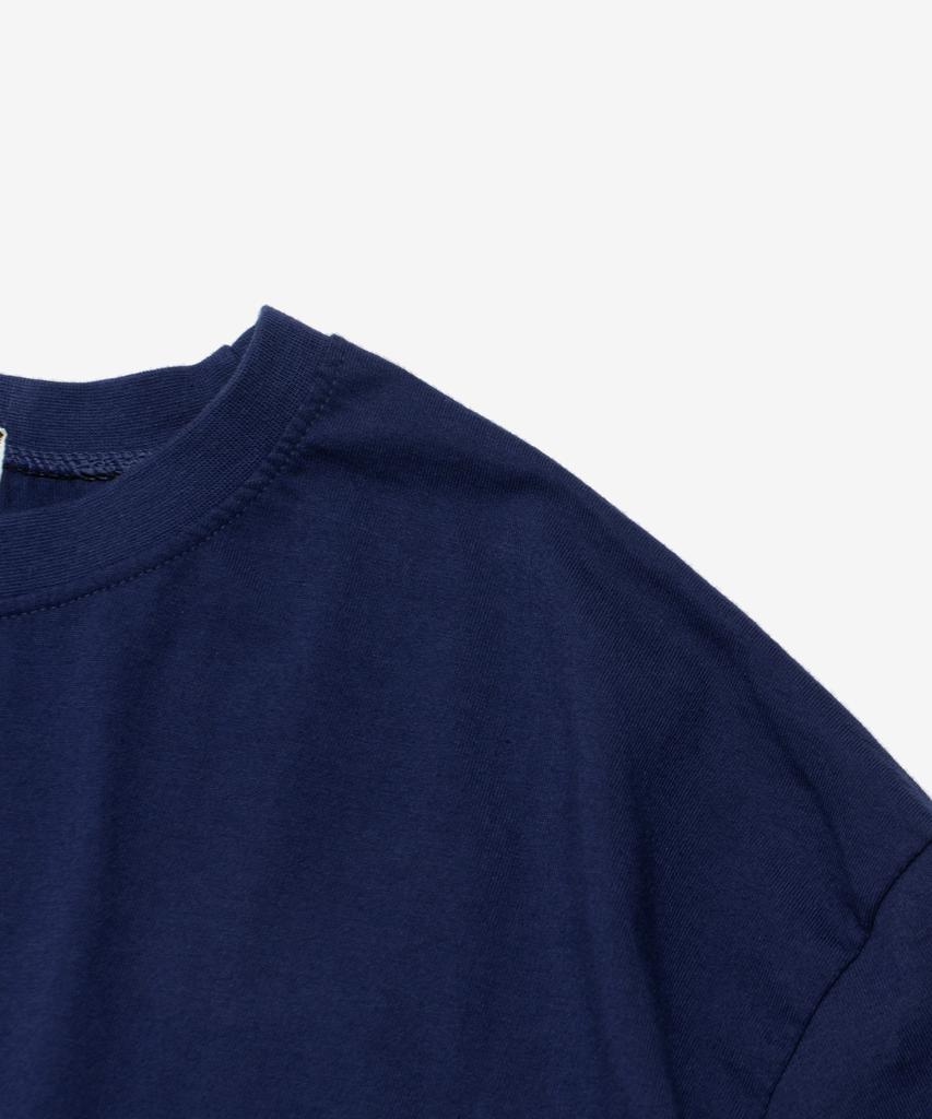 Wogseuaenko Surfboard Washed Short Sleeve T-Shirt (Navy)