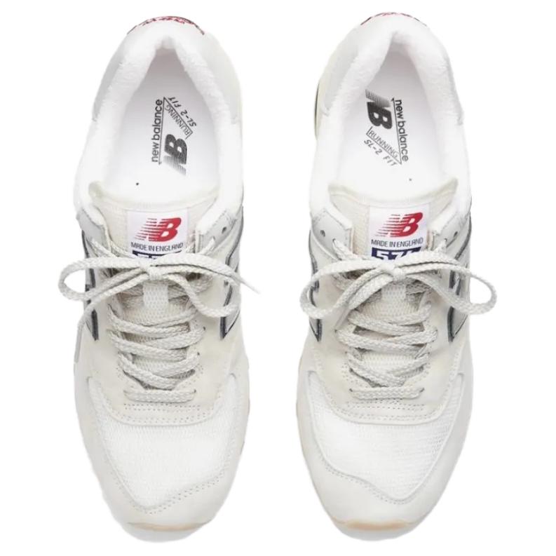 New Balance 576 Made In England Vintage Sport Pack Unisex Sneakers Cream Off-White Blanc-De-Blanc OU576VSW