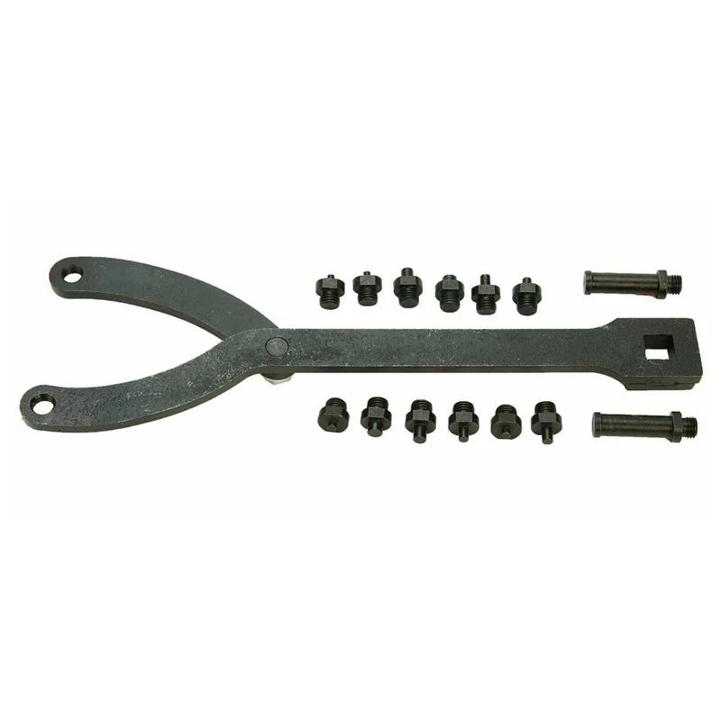 Cheie fixă ​​cu știft variabil reglabilă de 1/2 inch Dr, instrument de îndepărtare a scripetelui