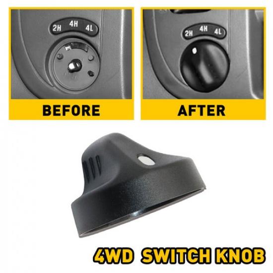 4WD 4X4 Switch Knob Dial Black For 1999-2004 Ford F-150 OE# XL3Z-11661-AAA EOA