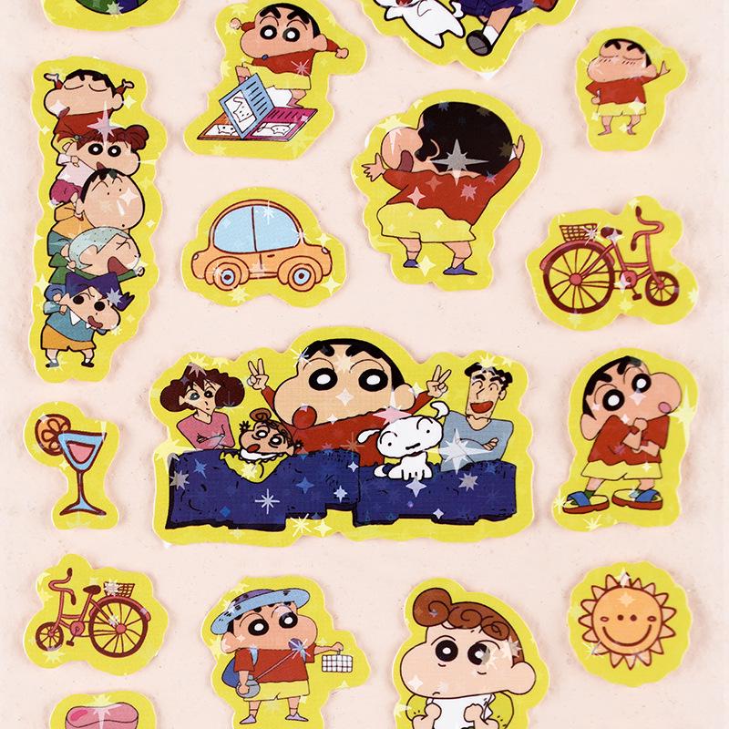 Cartoon Anime Stickers: Crayon Shin-chan, Chibi Maruko-chan, Doraemon – Fun DIY Journal Decals